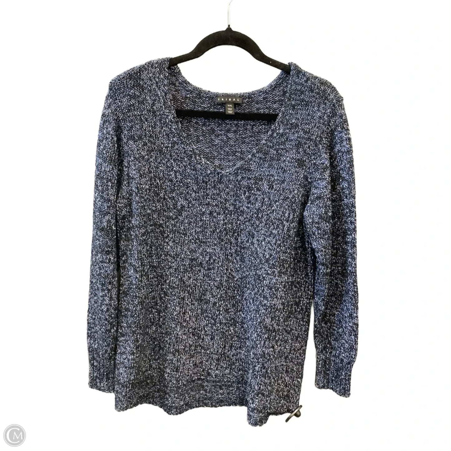 Sweater By Tribal In Navy, Size: Xl