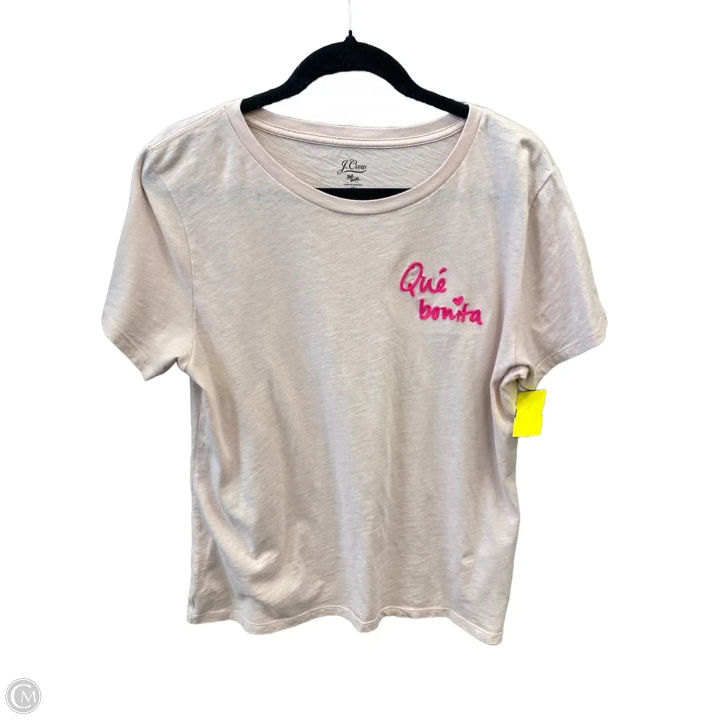 Top Short Sleeve By J. Crew In Pink, Size: L