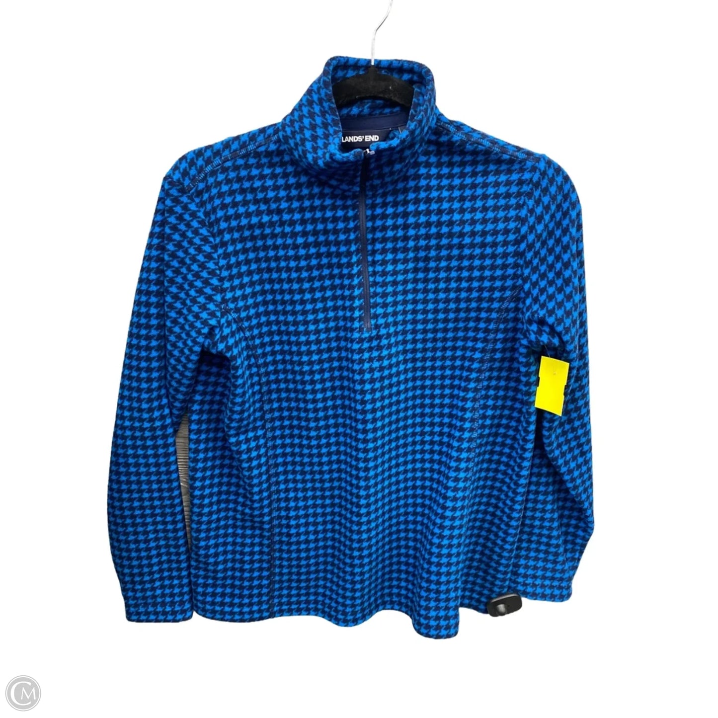 Sweatshirt Collar By Lands End In Blue, Size: Xs