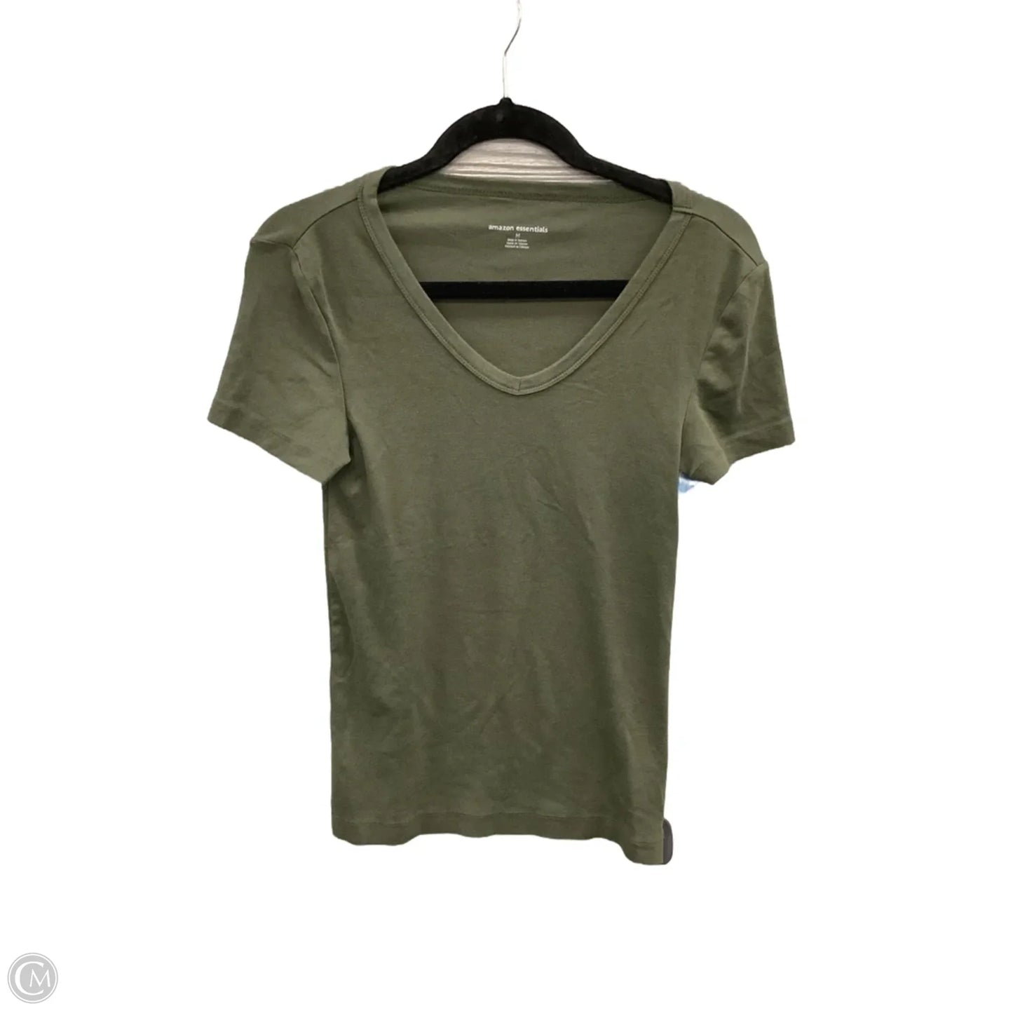 Top Short Sleeve Basic By Amazon Essentials In Green, Size: M