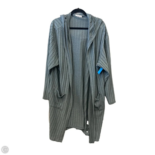 Cardigan By Clothes Mentor In Blue, Size: 2x