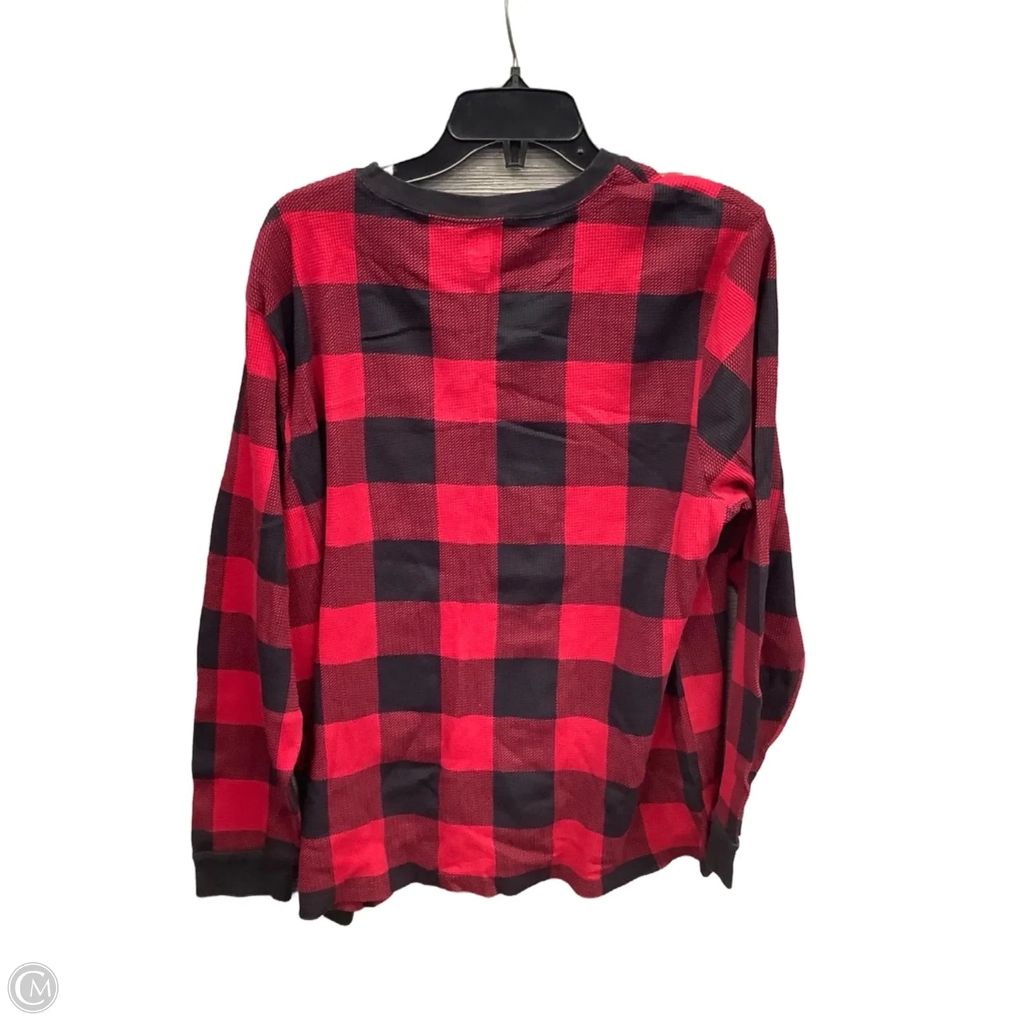 Pajamas 2pc By Clothes Mentor In Black & Red, Size: Xl