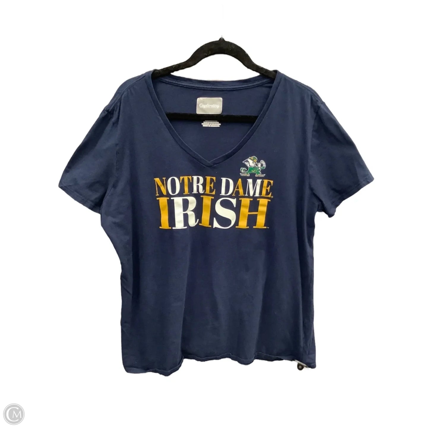 Athletic Top Short Sleeve By Clothes Mentor In Blue, Size: 2x