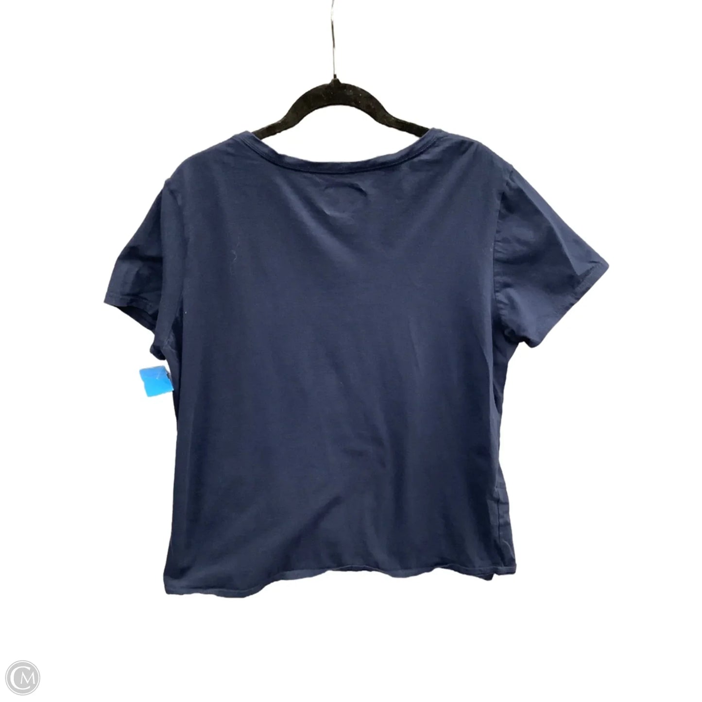 Athletic Top Short Sleeve By Clothes Mentor In Blue, Size: 2x