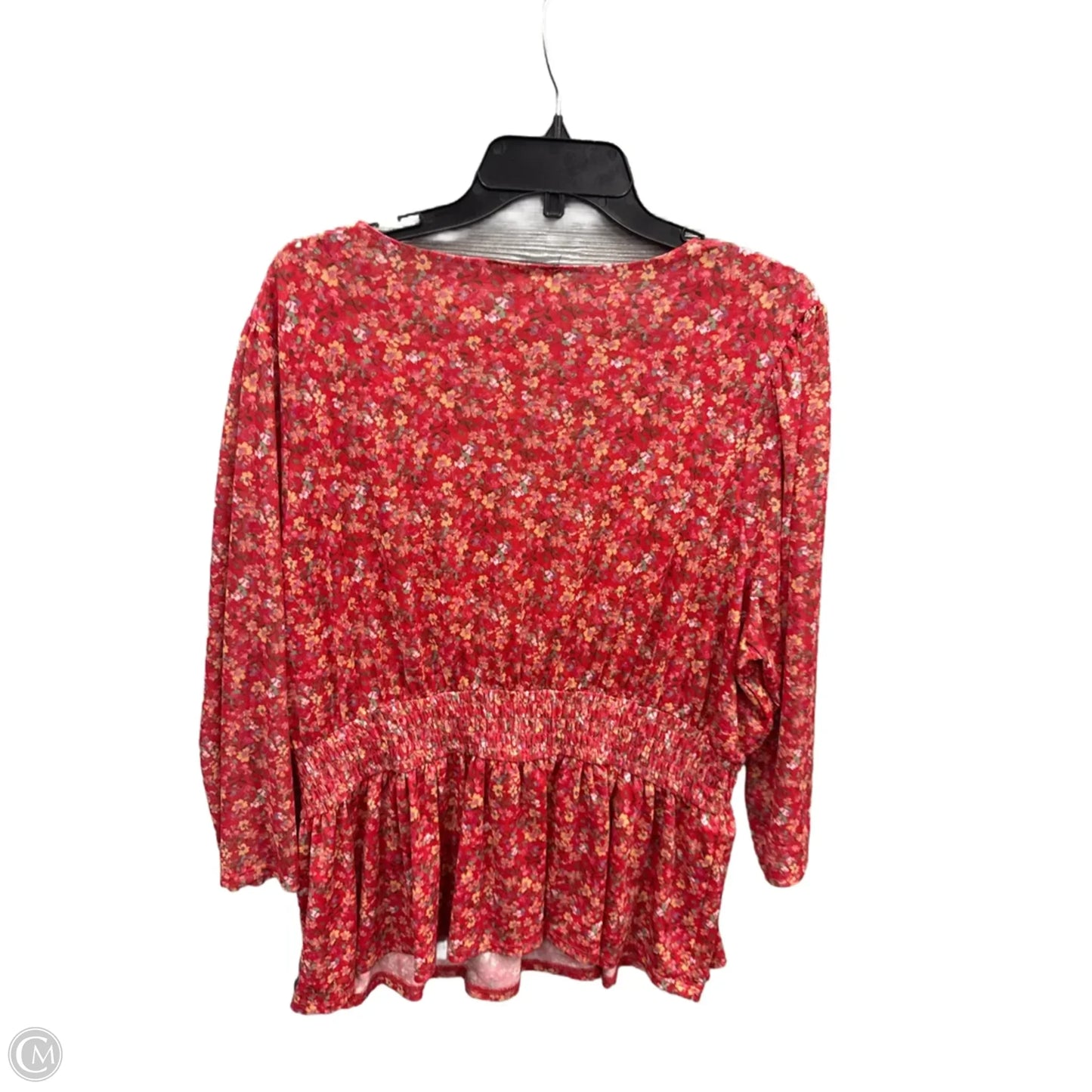 Blouse Long Sleeve By Lane Bryant In Floral Print, Size: 3x