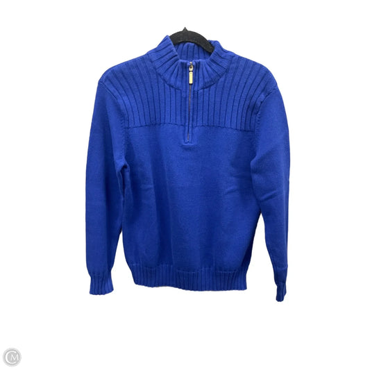 Sweater By Karen Scott In Blue, Size: M