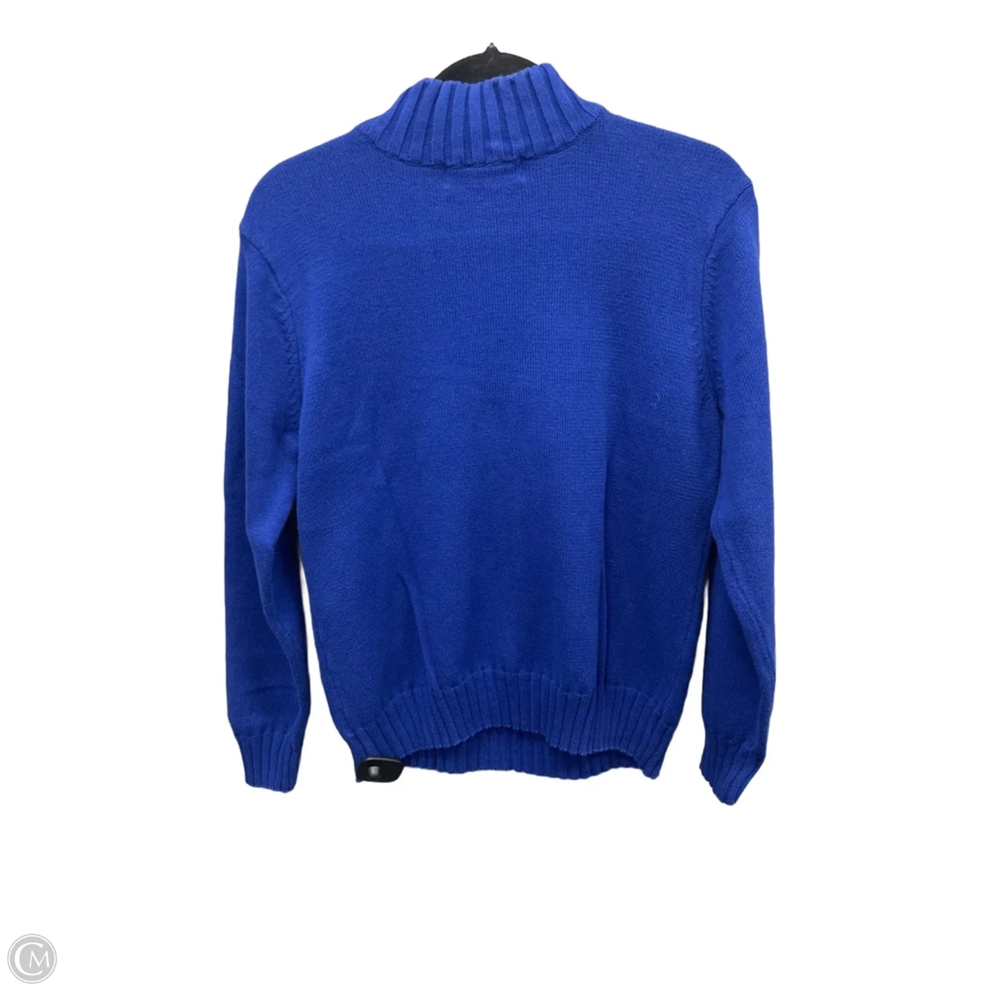 Sweater By Karen Scott In Blue, Size: M