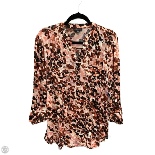 Top Long Sleeve By Cocomo In Pink, Size: 1x