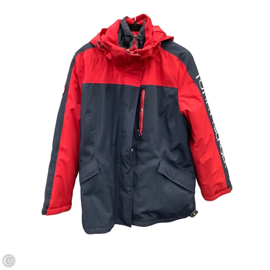 Coat Other By Tommy Hilfiger In Blue & Red, Size: L