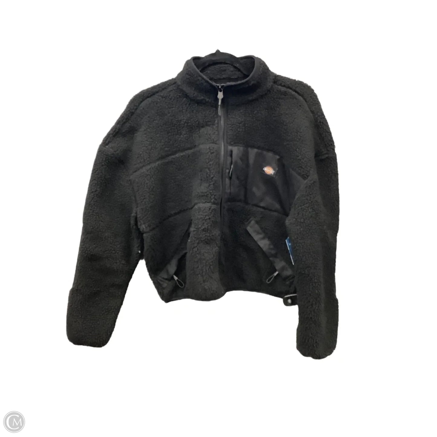 Jacket Faux Fur & Sherpa By Dickies In Black, Size: M