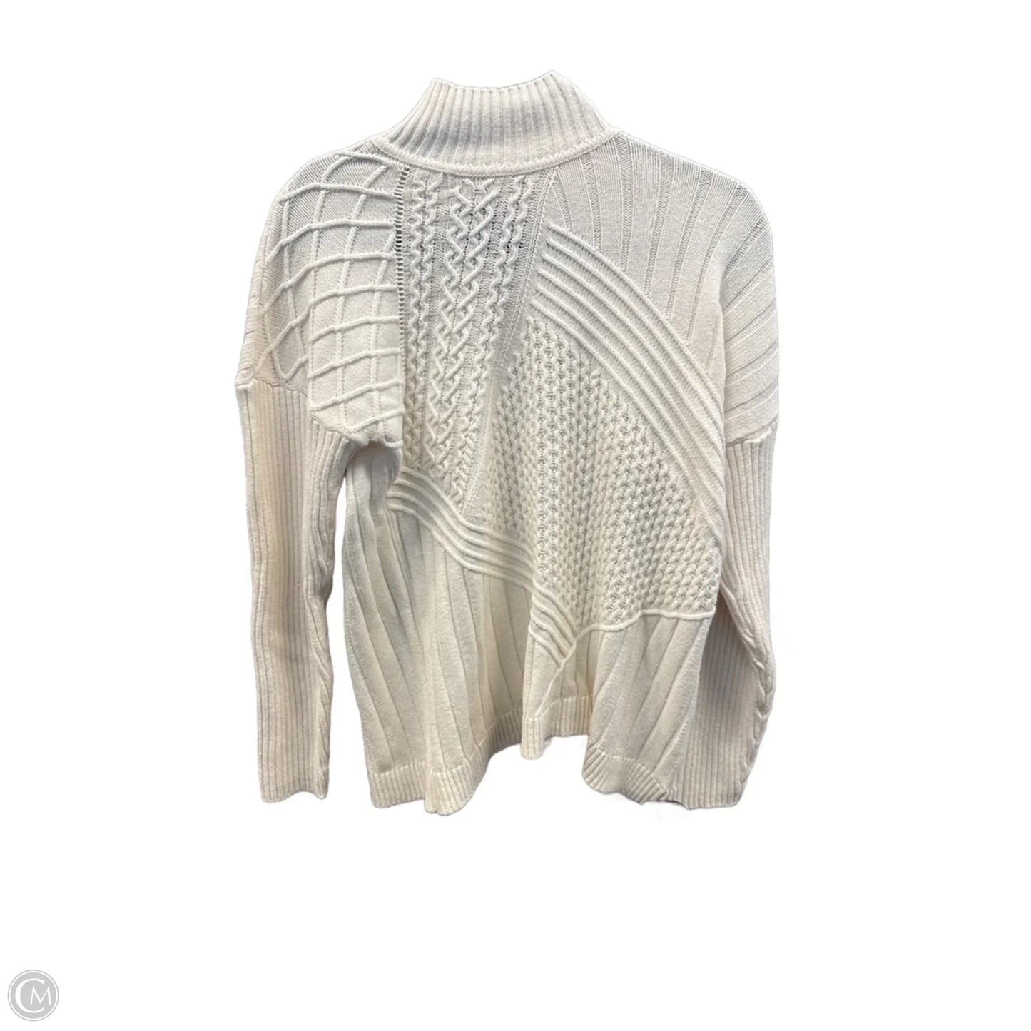 Sweater By Jones New York In White, Size: M