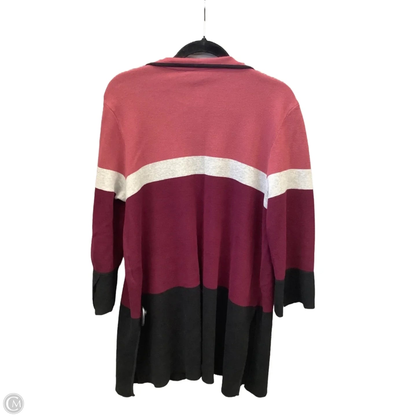 Sweater Cardigan By Kasper In Multi-colored, Size: Xl