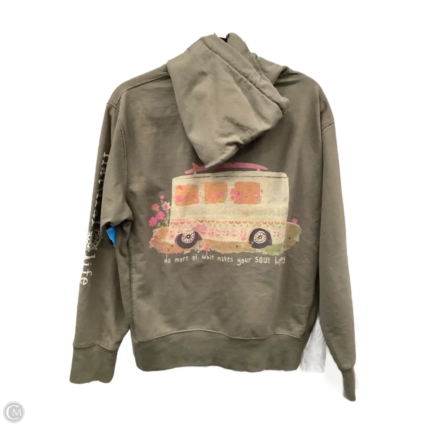 Sweatshirt Hoodie By Natural Life In Green, Size: Xs
