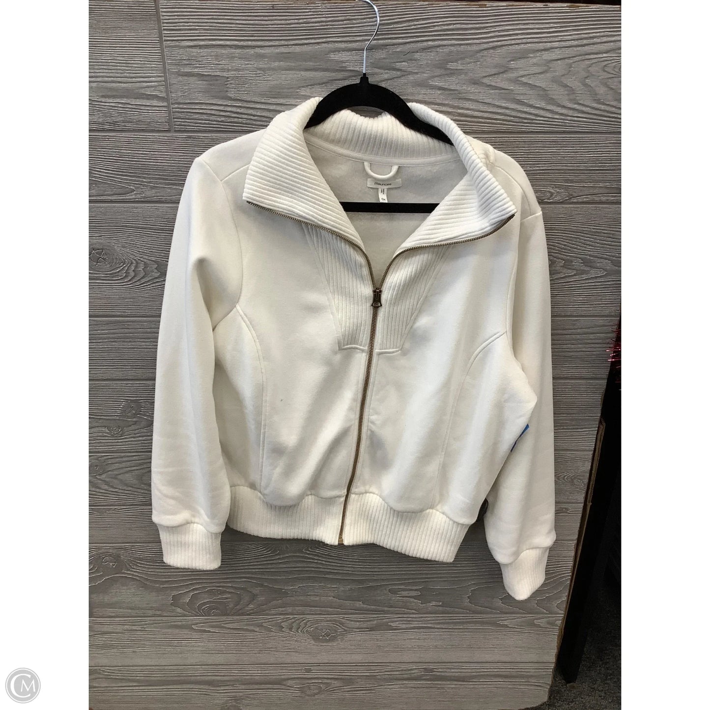 Sweatshirt Collar By Maurices In Cream, Size: Xl