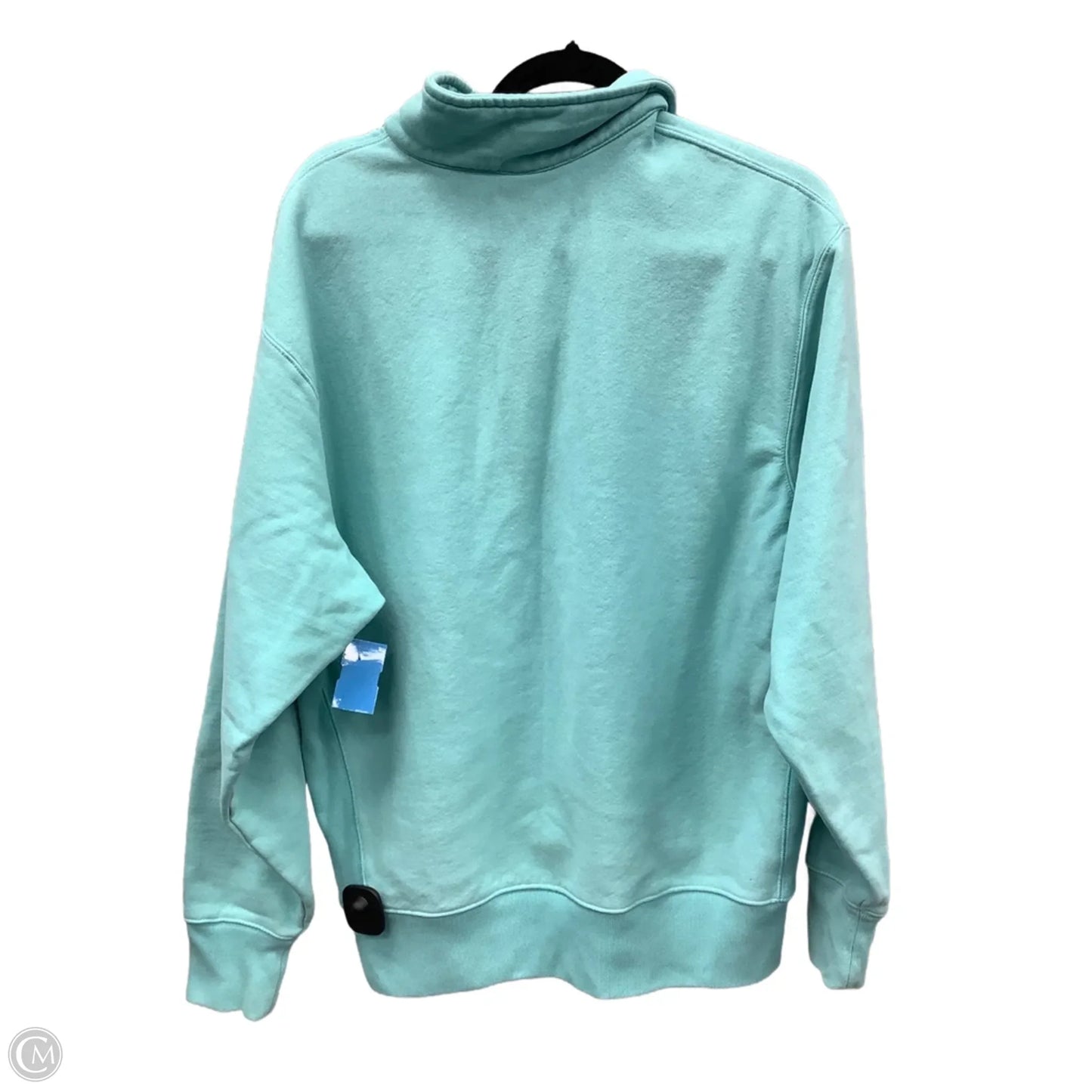 Athletic Sweatshirt Collar By Champion In Blue, Size: Xl