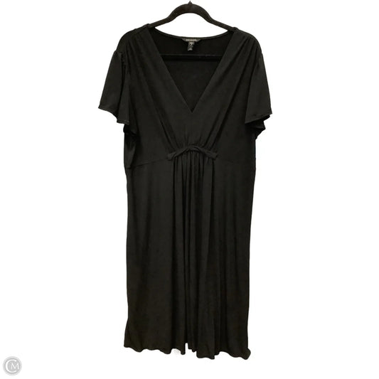 Dress Party Midi By George In Black, Size: Xxl