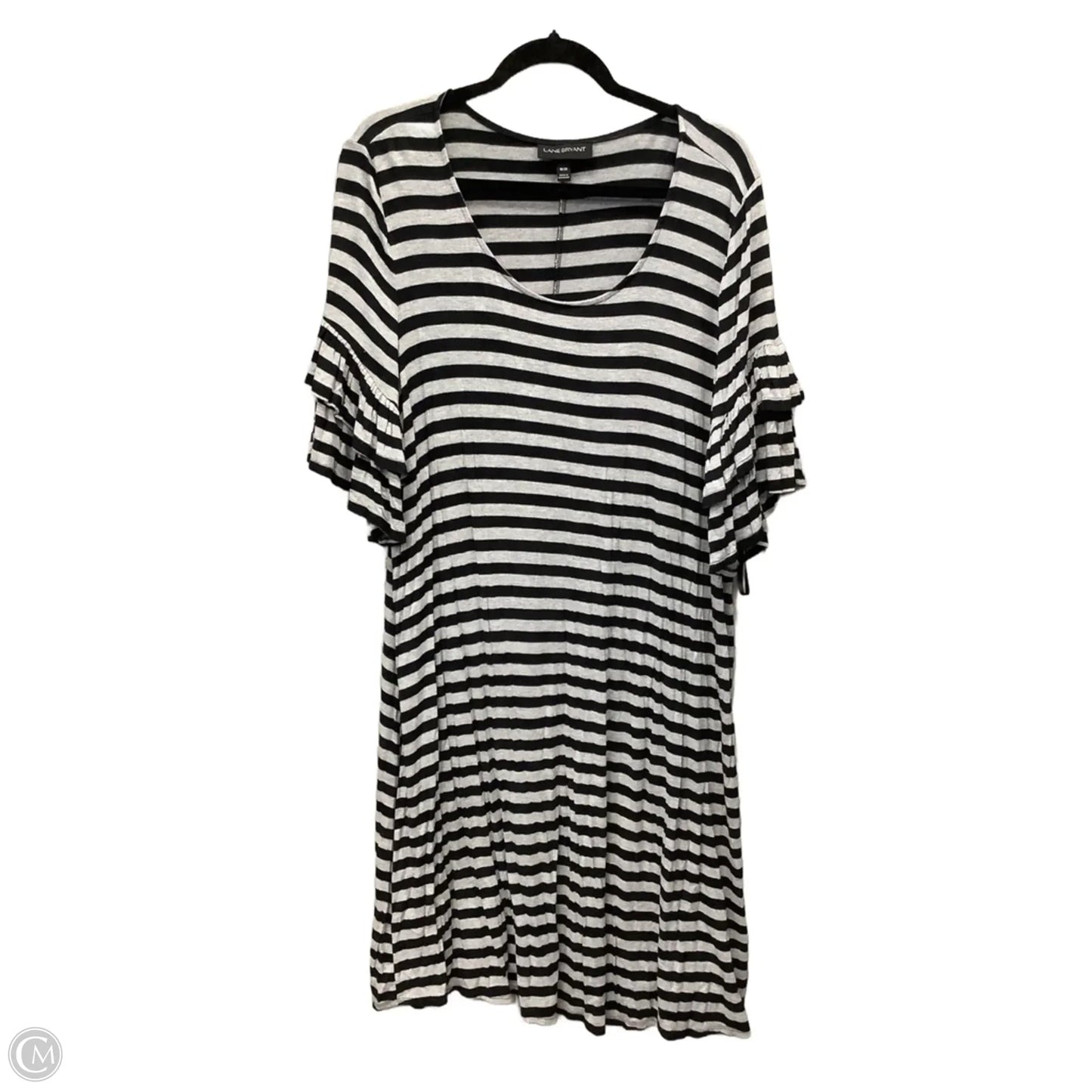 Dress Casual Midi By Lane Bryant In Striped Pattern, Size: 1x