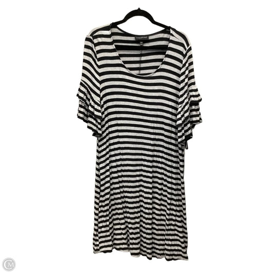 Dress Casual Midi By Lane Bryant In Striped Pattern, Size: 1x
