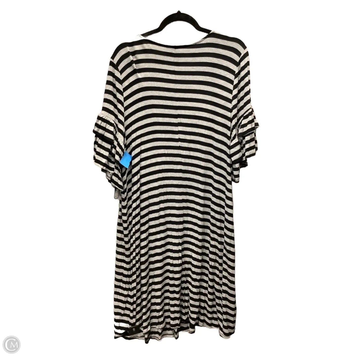 Dress Casual Midi By Lane Bryant In Striped Pattern, Size: 1x