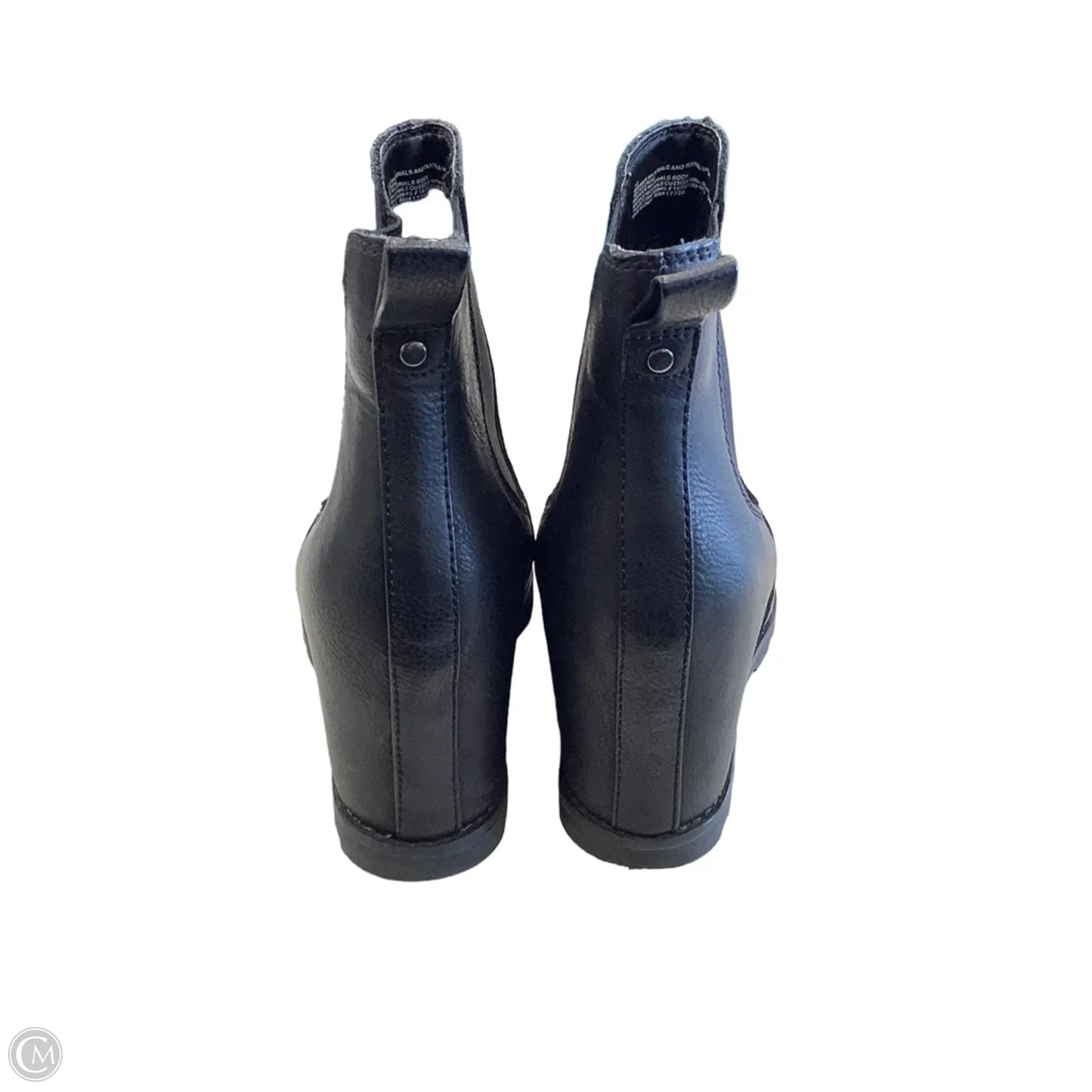 Boots Ankle Heels By Universal Thread In Black, Size: 10