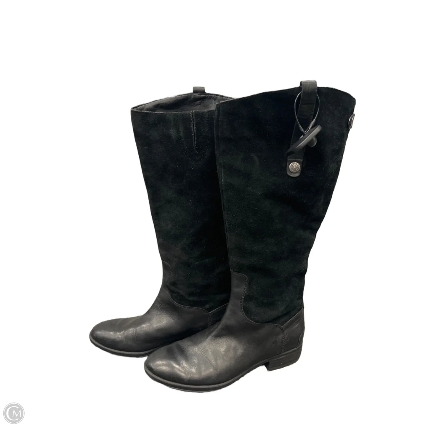 Boots Mid-calf Flats By Sam Edelman In Black, Size: 9