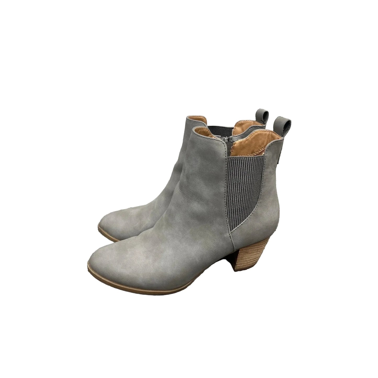 Boots Ankle Heels By Dolce Vita In Grey, Size: 9