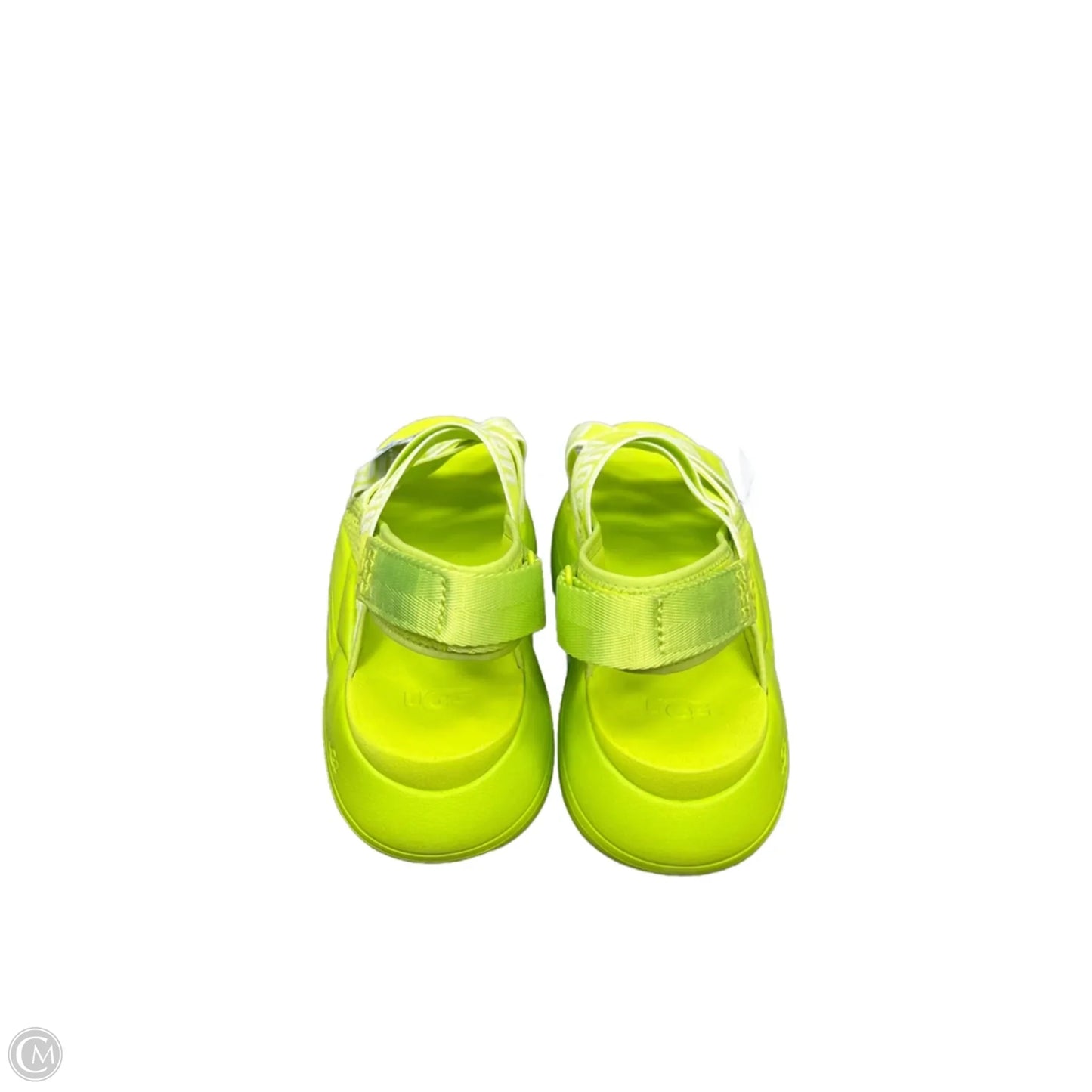 Sandals Designer By Ugg In Green, Size: 9
