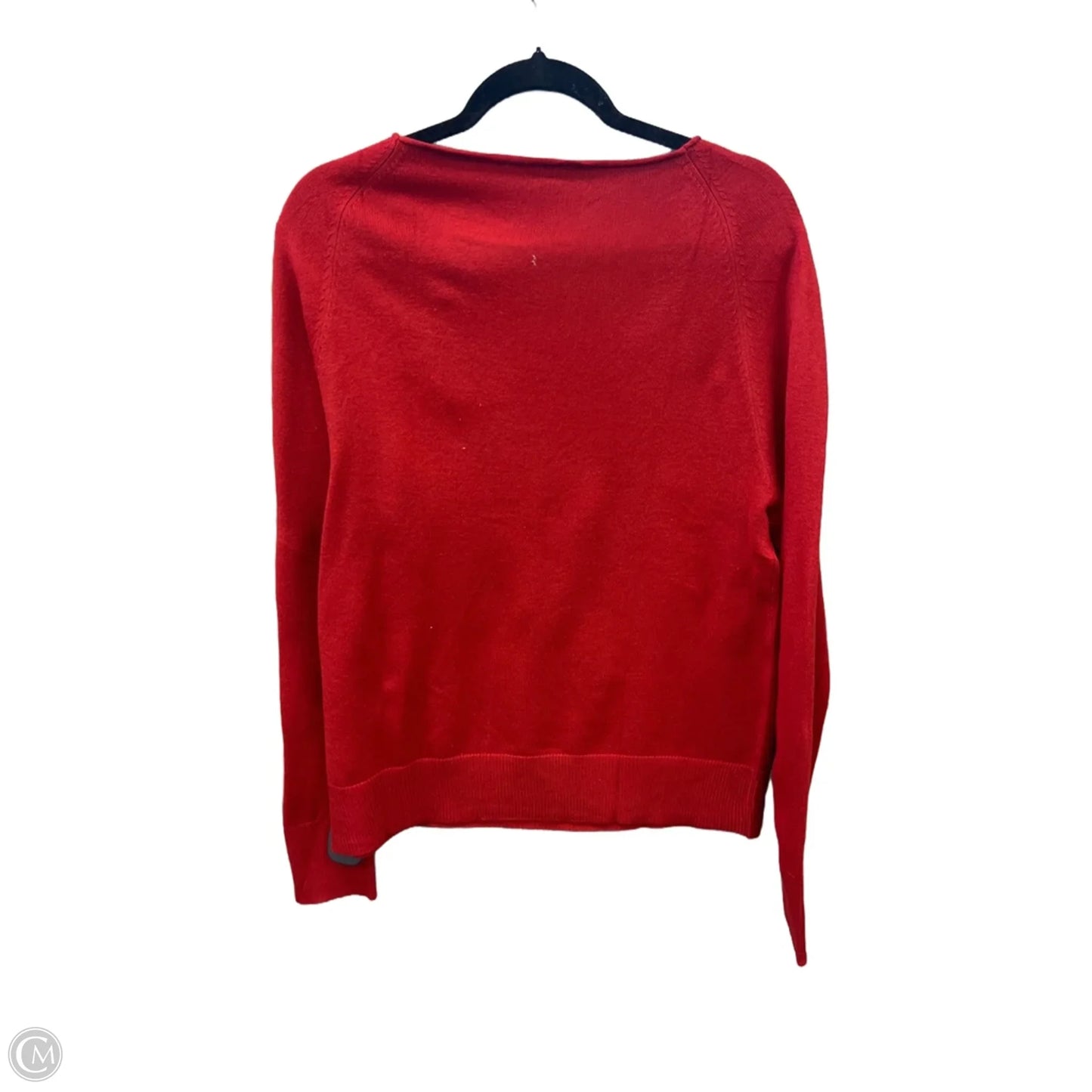Top Long Sleeve By Clothes Mentor In Red, Size: M