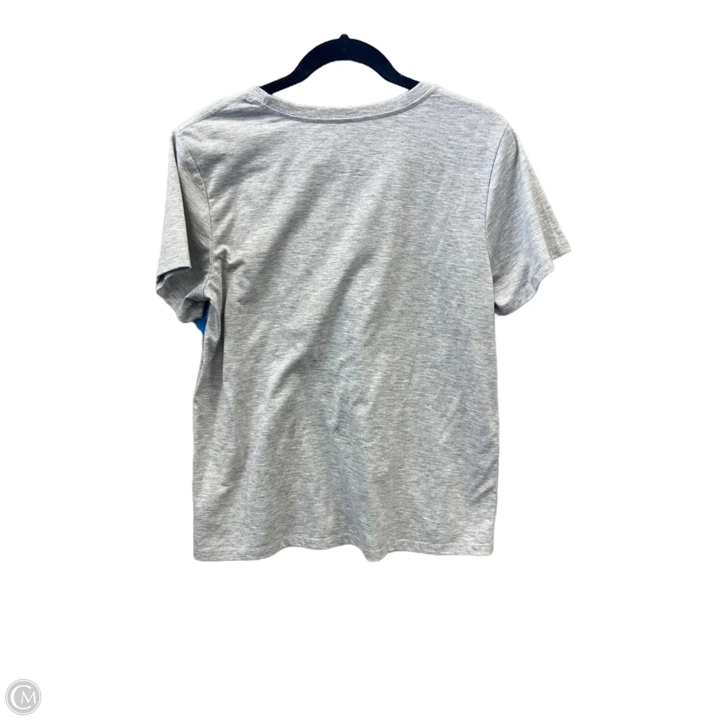 Top Short Sleeve By Celebrate Together In Grey, Size: L