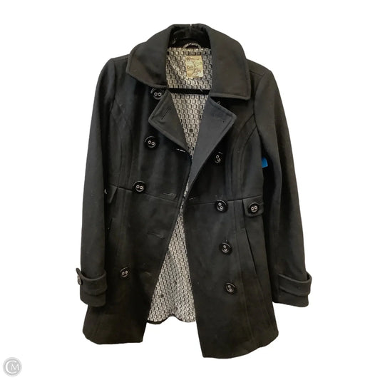 Coat Peacoat By Clothes Mentor In Black, Size: S