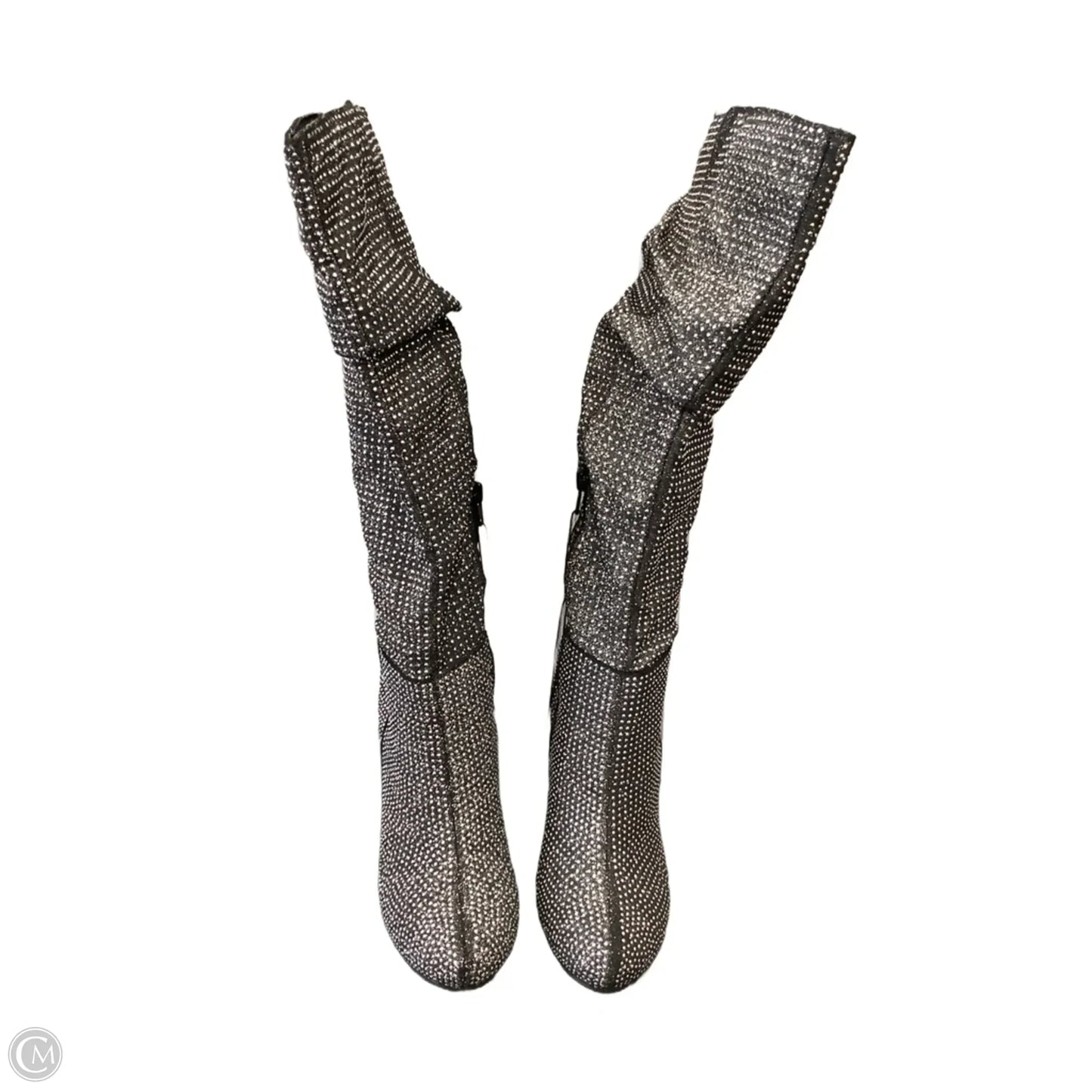 Boots Ankle Heels By Andiano In Grey, Size: 8