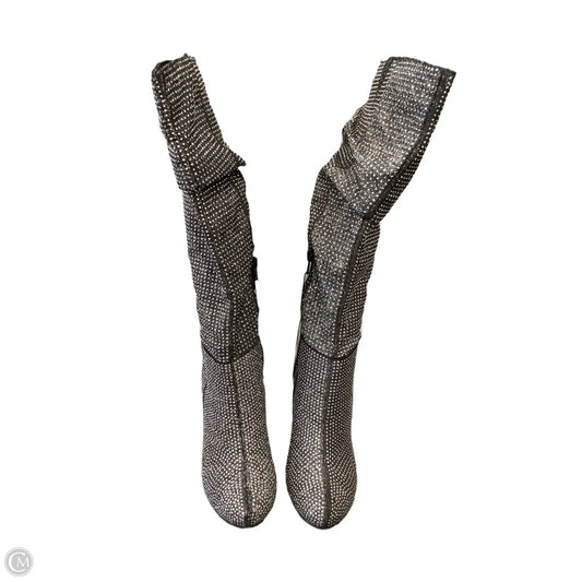 Boots Ankle Heels By Andiano In Grey, Size: 8