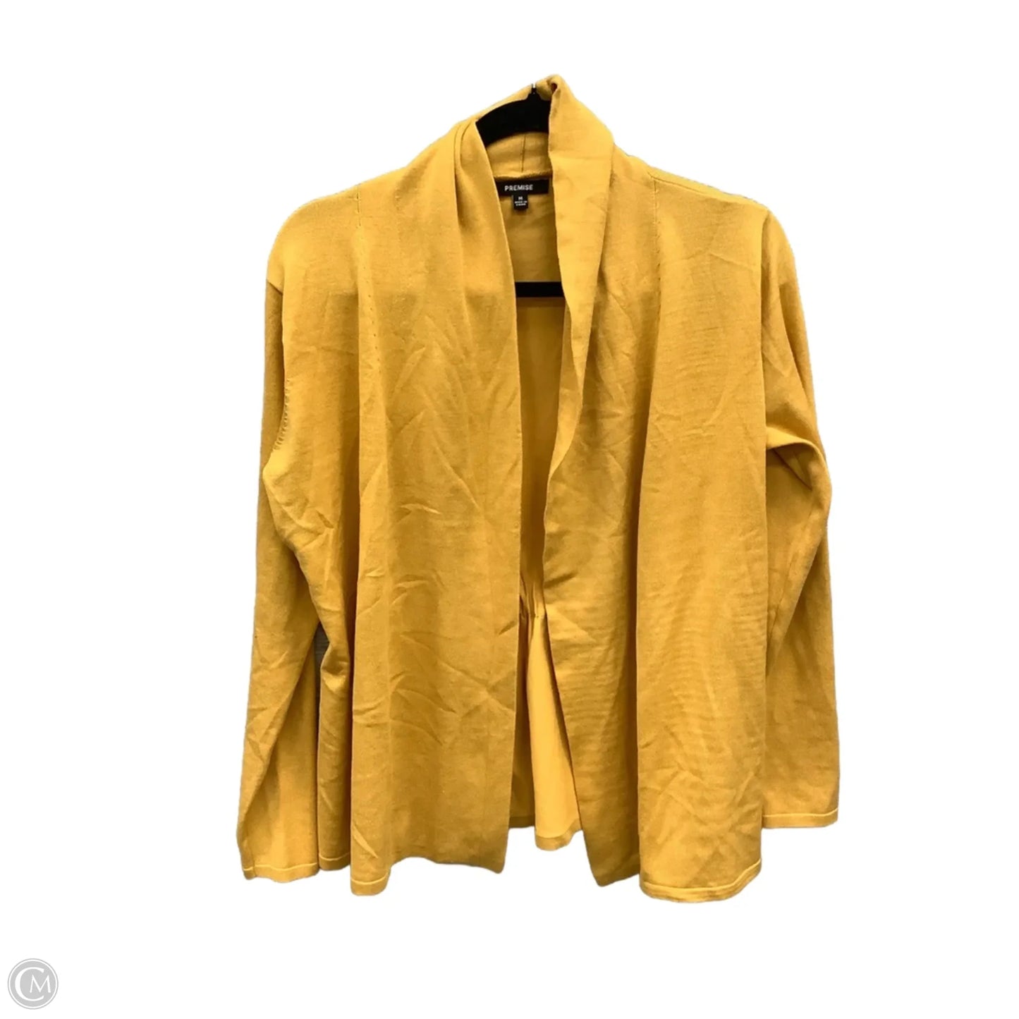 Cardigan By Premise In Yellow, Size: M