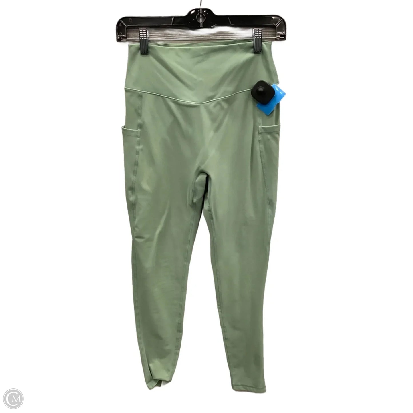 Athletic Leggings By Buffbunny In Green, Size: M