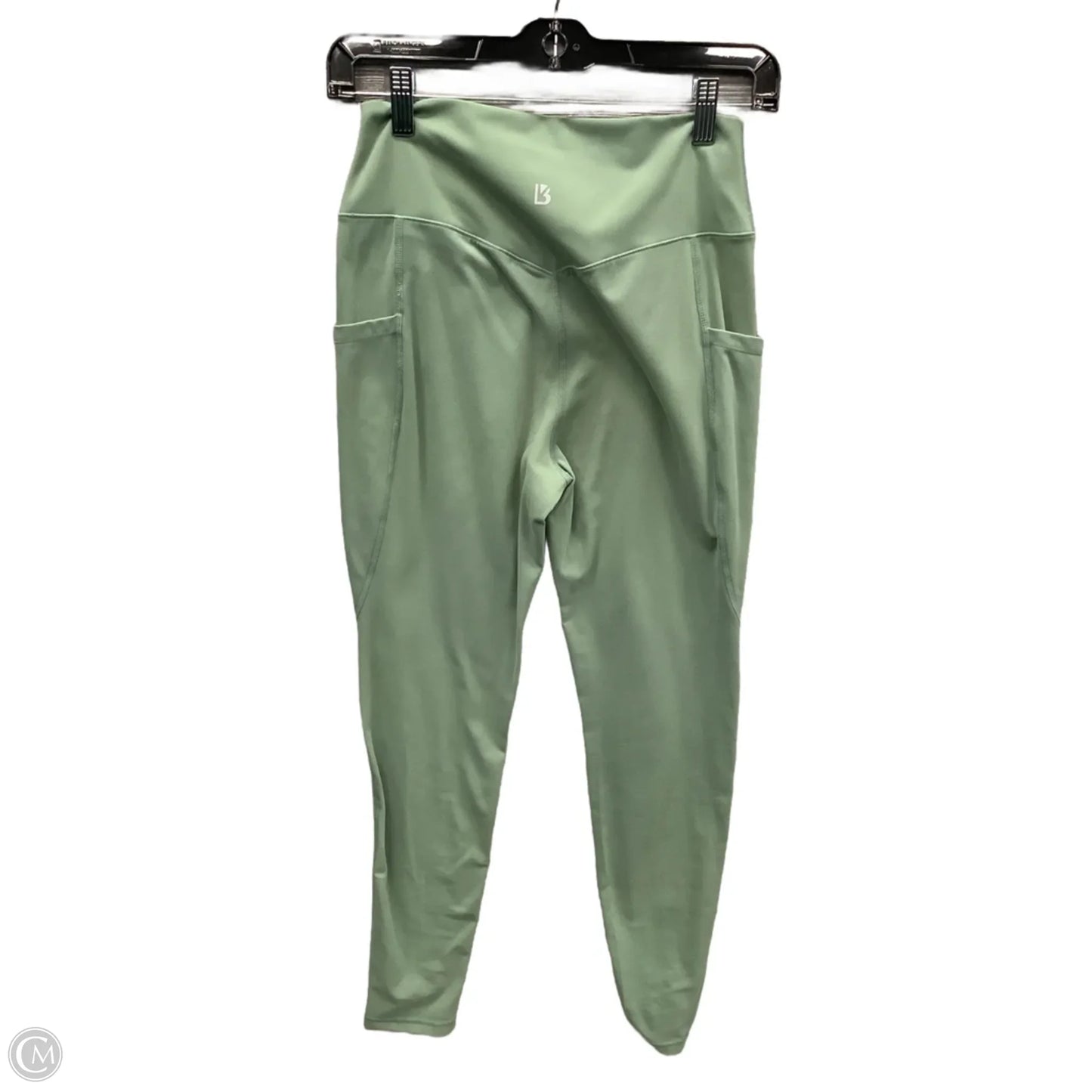Athletic Leggings By Buffbunny In Green, Size: M