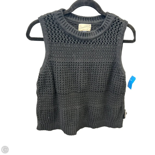 Vest Sweater By Universal Thread In Black, Size: M