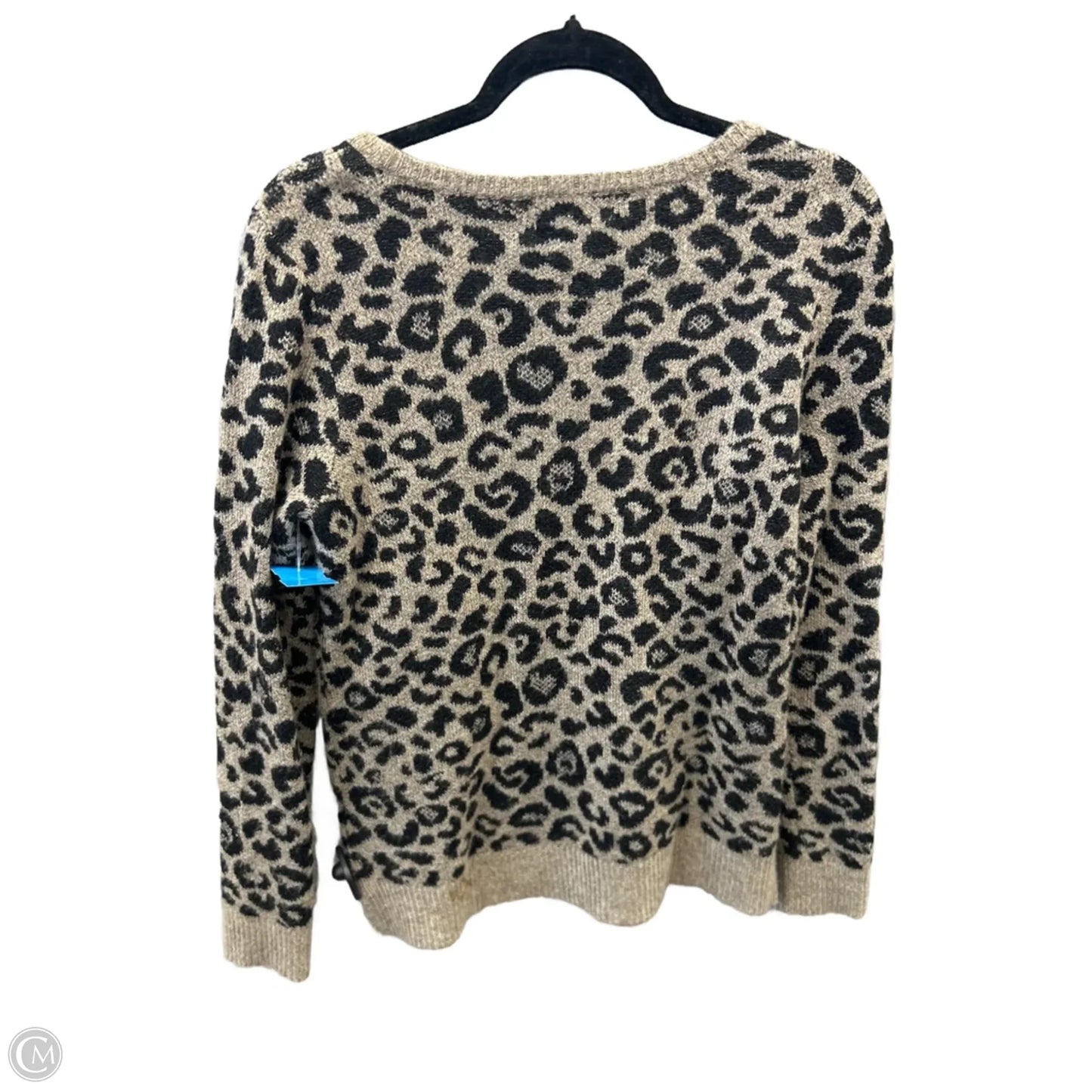 Sweater By Liz Claiborne In Animal Print, Size: S