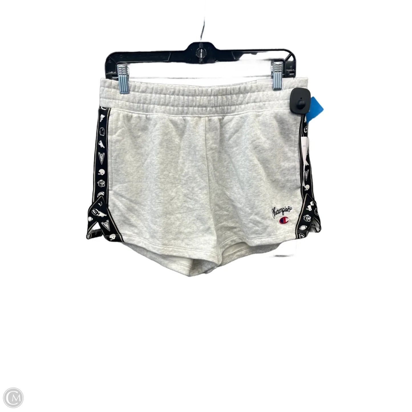 Athletic Shorts By Champion In Grey, Size: S