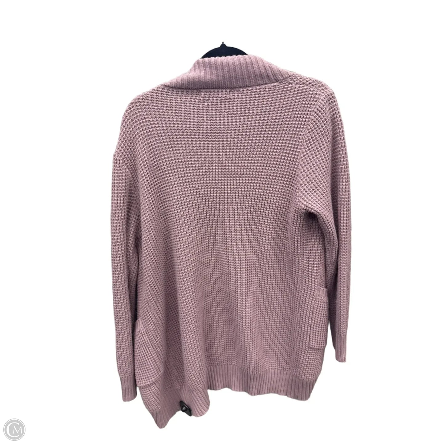 Sweater Cardigan By Zesica In Purple, Size: Xl