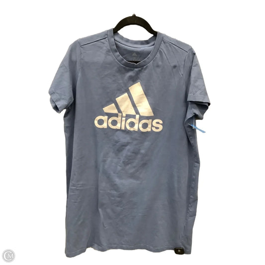 Athletic Dress By Adidas In Blue, Size: 1x