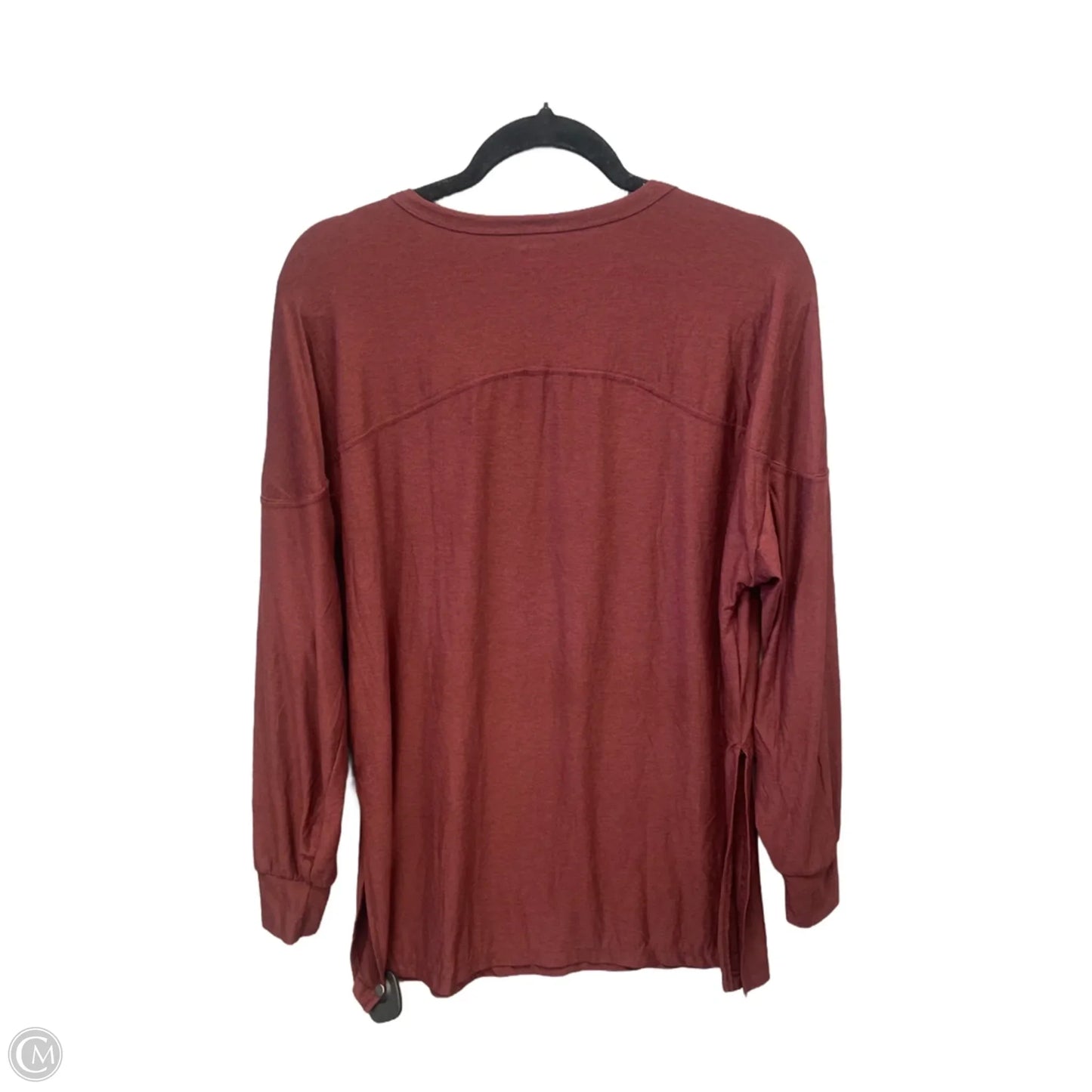 Athletic Top Long Sleeve Crewneck By Old Navy In Red, Size: S