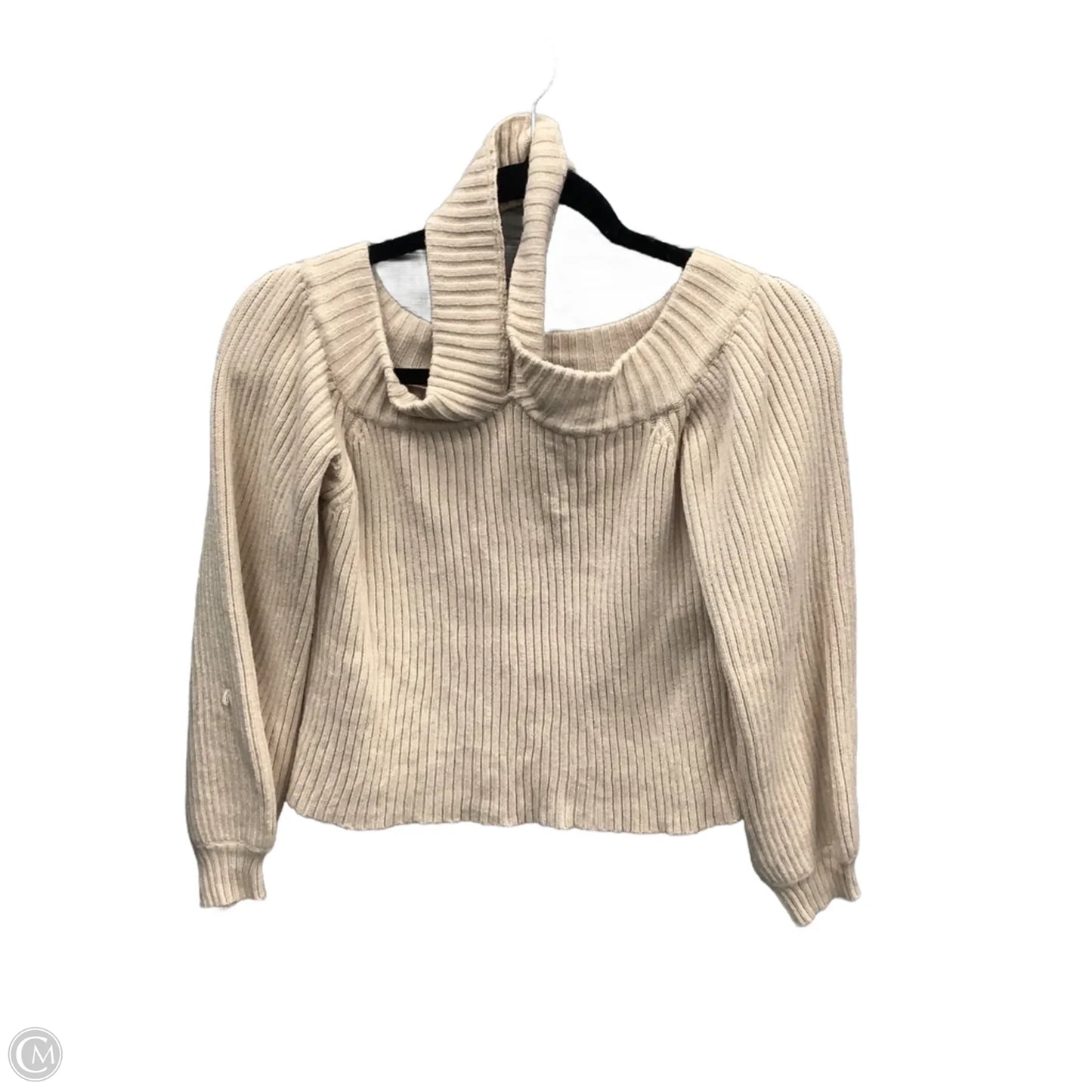 Sweater By Clothes Mentor In Tan, Size: M