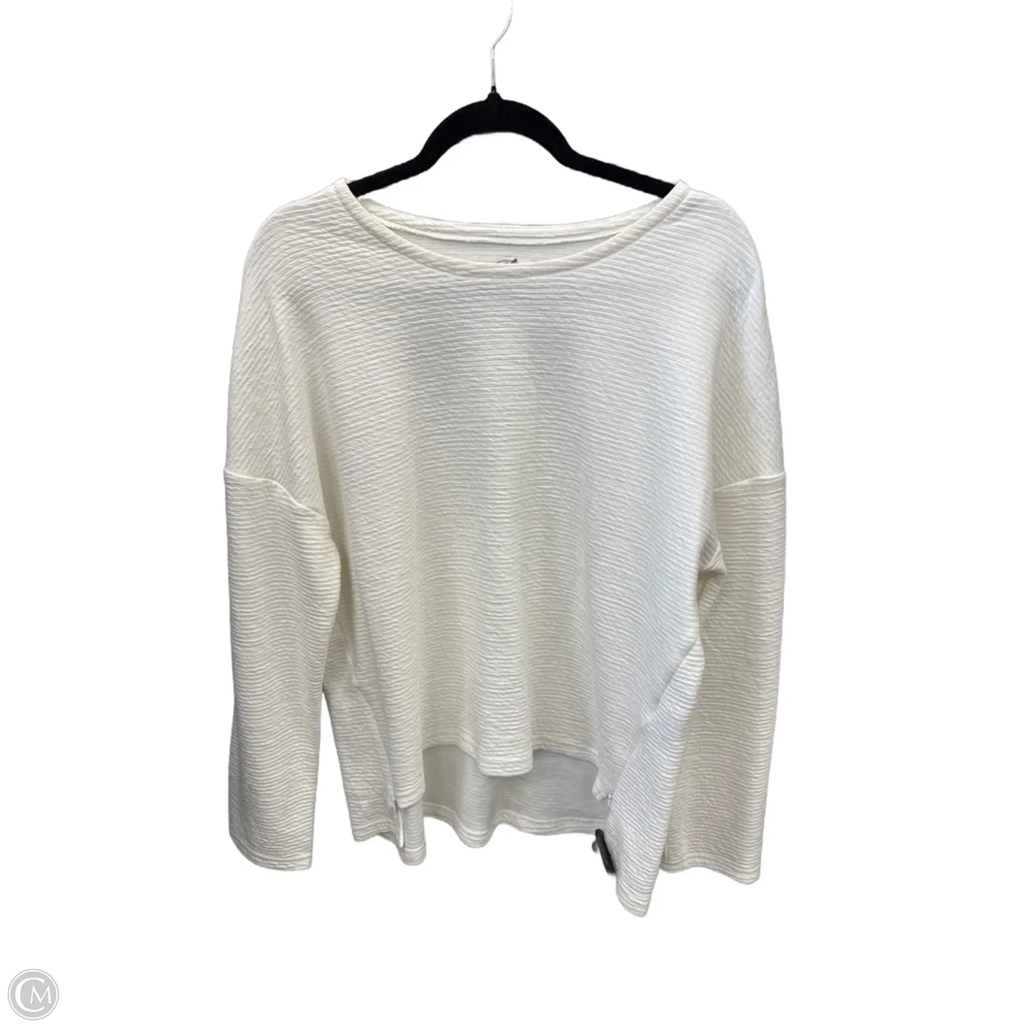 Athletic Sweatshirt Crewneck By Athletic Works In White, Size: L