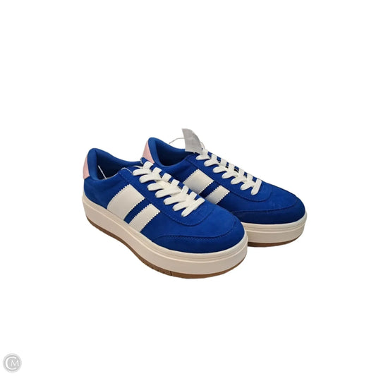 Shoes Sneakers By Madden Girl In Blue & Pink, Size: 8