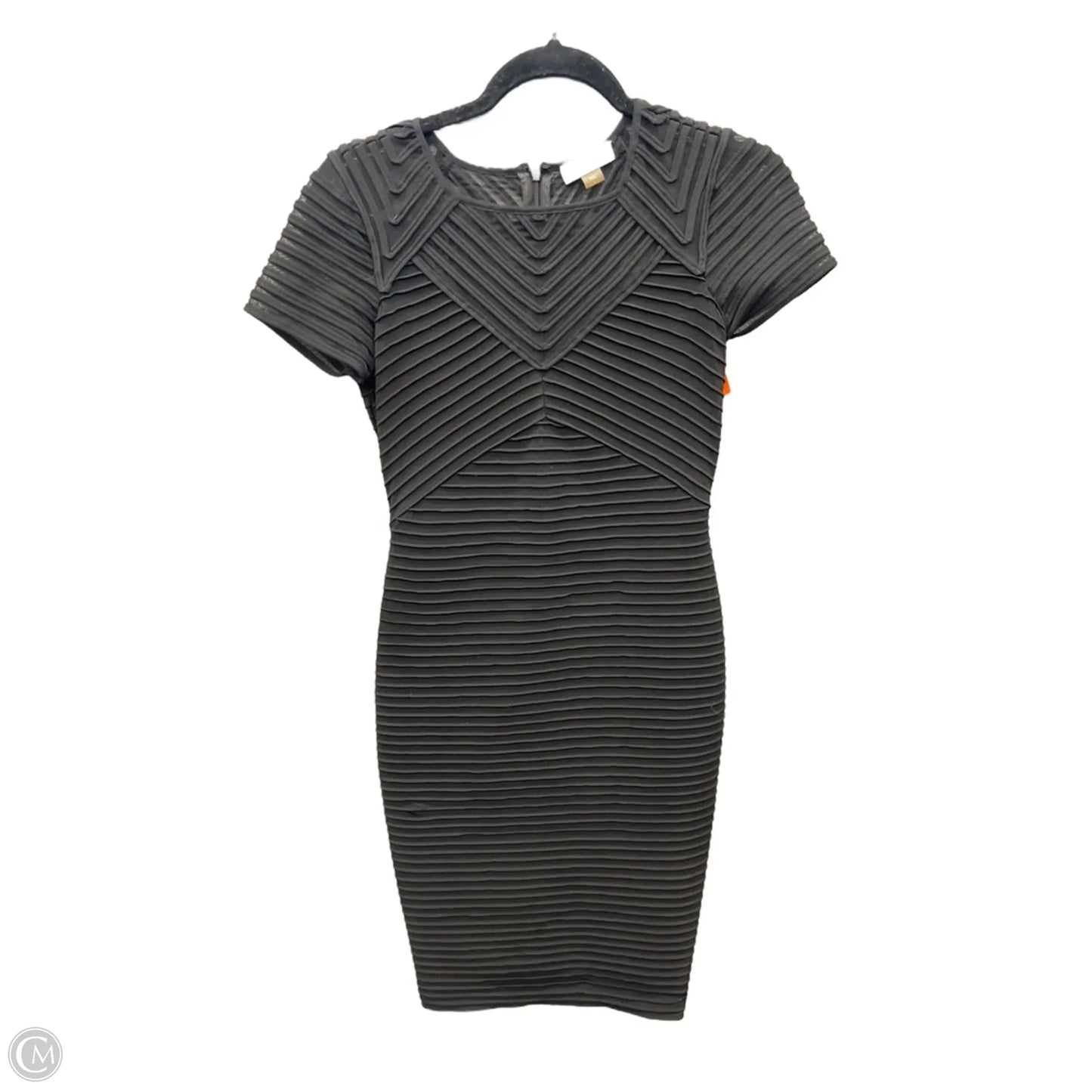 Dress Party Midi By Calvin Klein In Black, Size: Xs