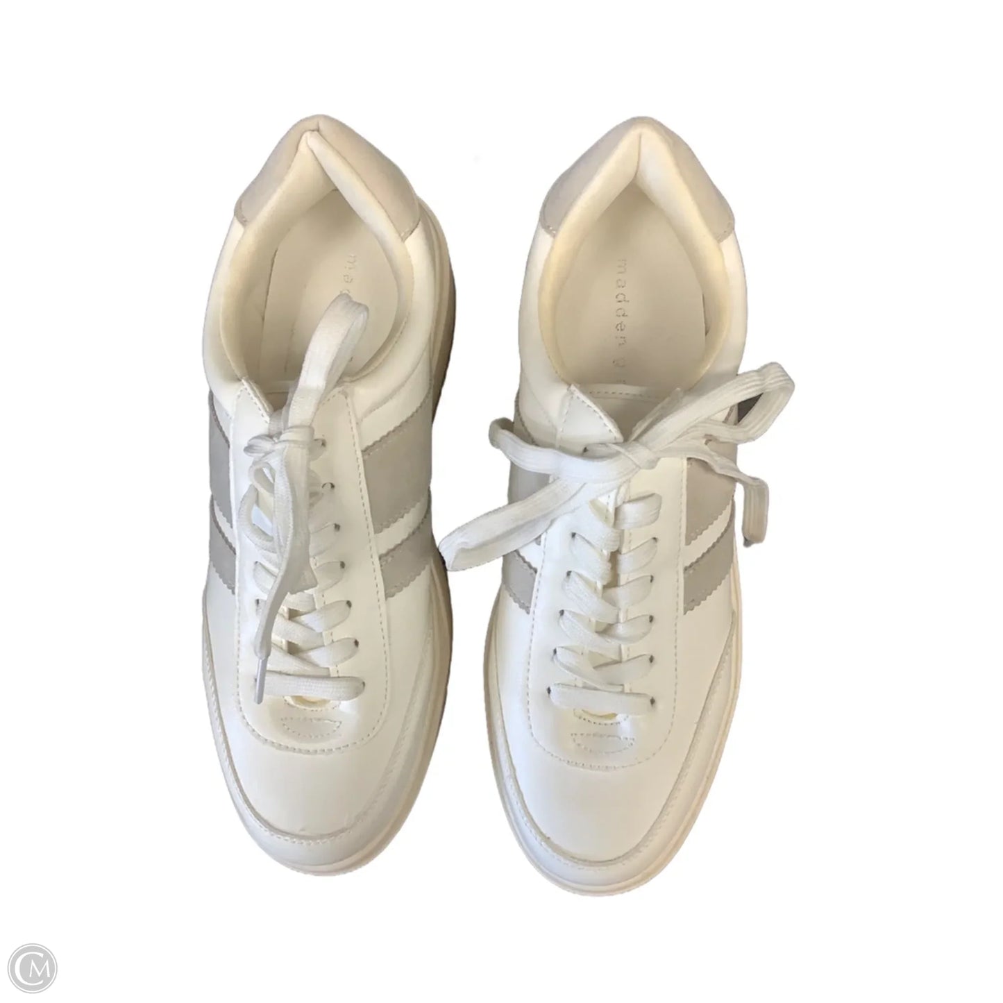 Shoes Sneakers By Madden Girl In White, Size: 9.5