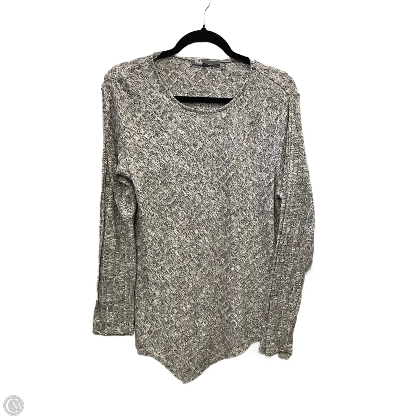 Top Long Sleeve By 89th And Madison In Grey, Size: M