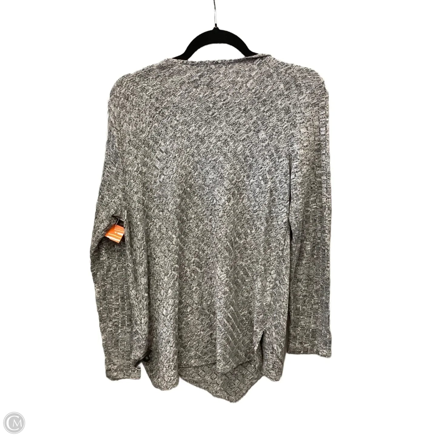 Top Long Sleeve By 89th And Madison In Grey, Size: M