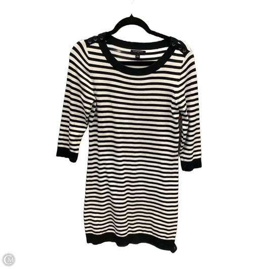 Dress Casual Midi By Banana Republic In Striped Pattern, Size: M