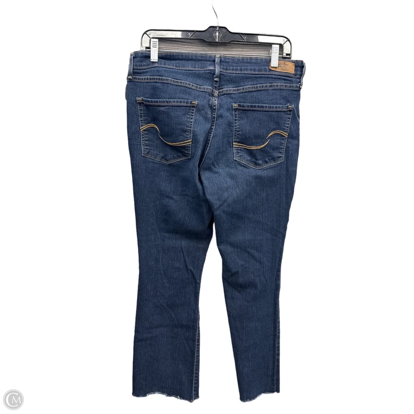 Jeans Straight By Levis In Blue Denim, Size: 14